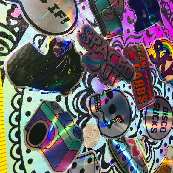 Black Panther Metallic Prismatic Reflective Single Decor Sticker - Picture 5 of 13